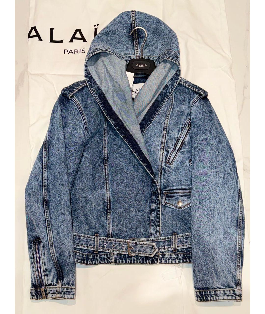 ALAIA Синяя деним куртка, фото 9