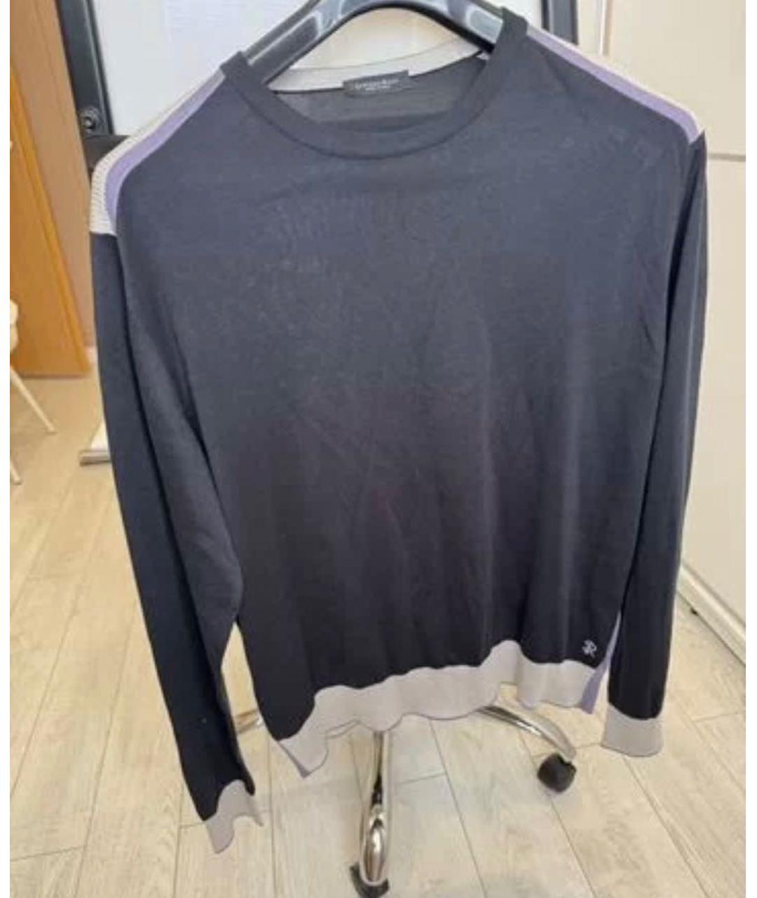 STEFANO RICCI Черный шелковый джемпер / свитер, фото 6