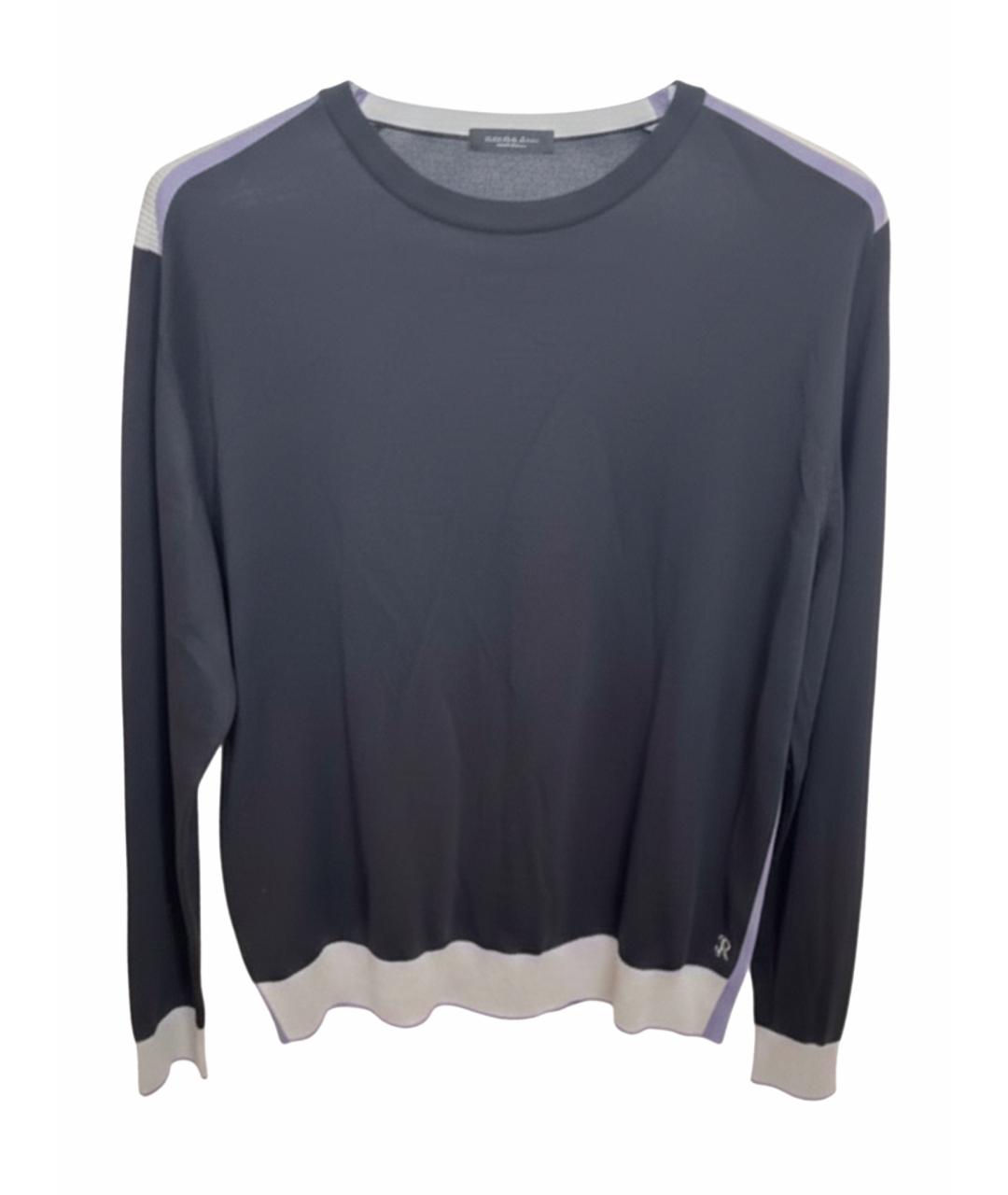 STEFANO RICCI Черный шелковый джемпер / свитер, фото 1