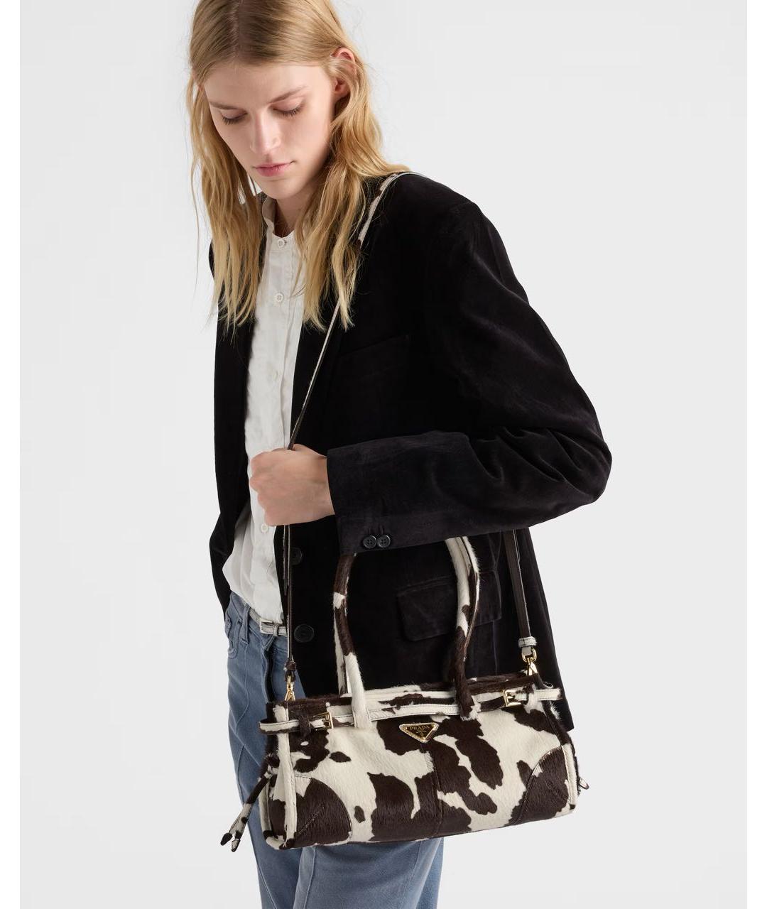 PRADA Белая сумка через плечо, фото 5