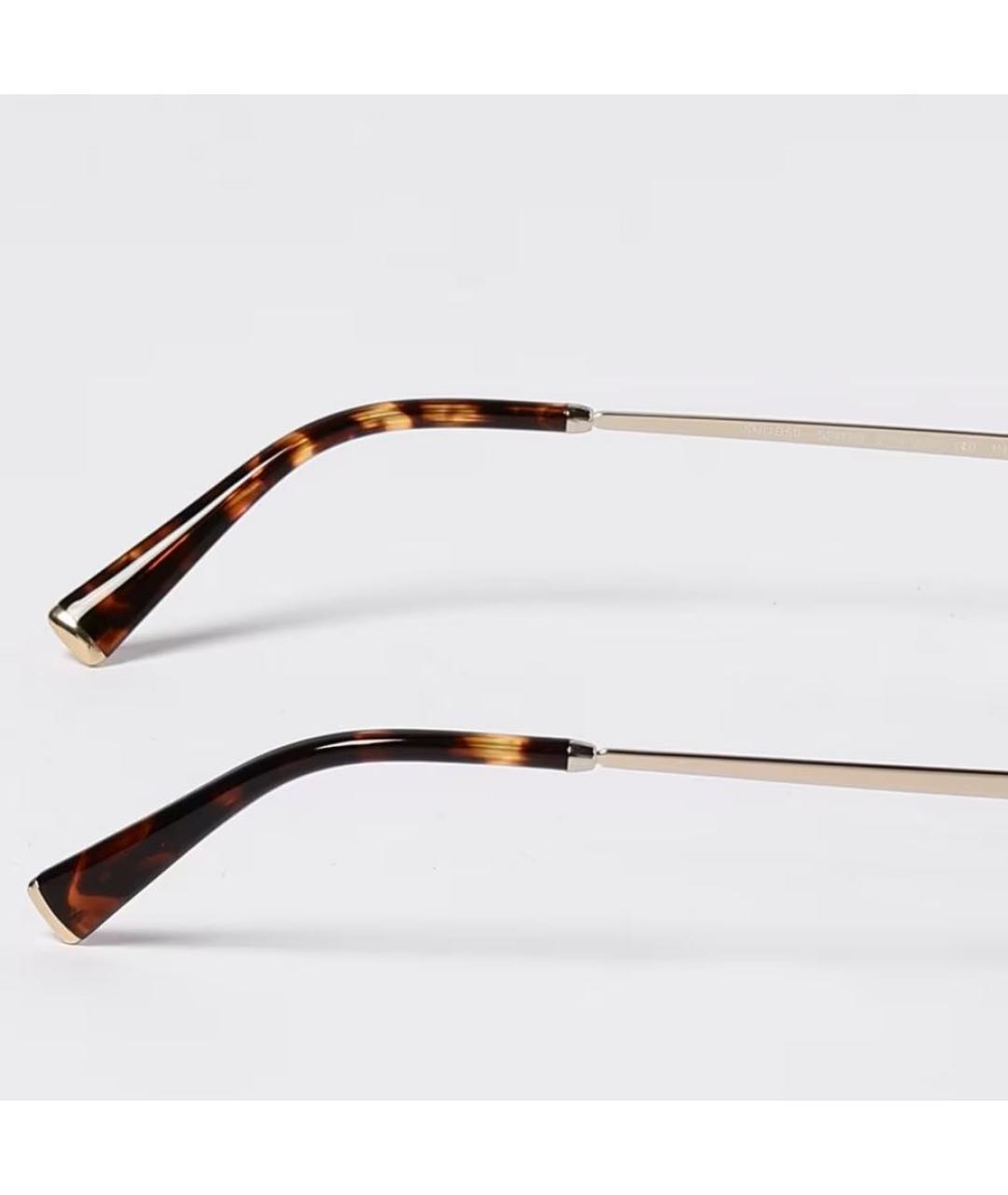 MIU MIU Голубые металлические солнцезащитные очки, фото 4