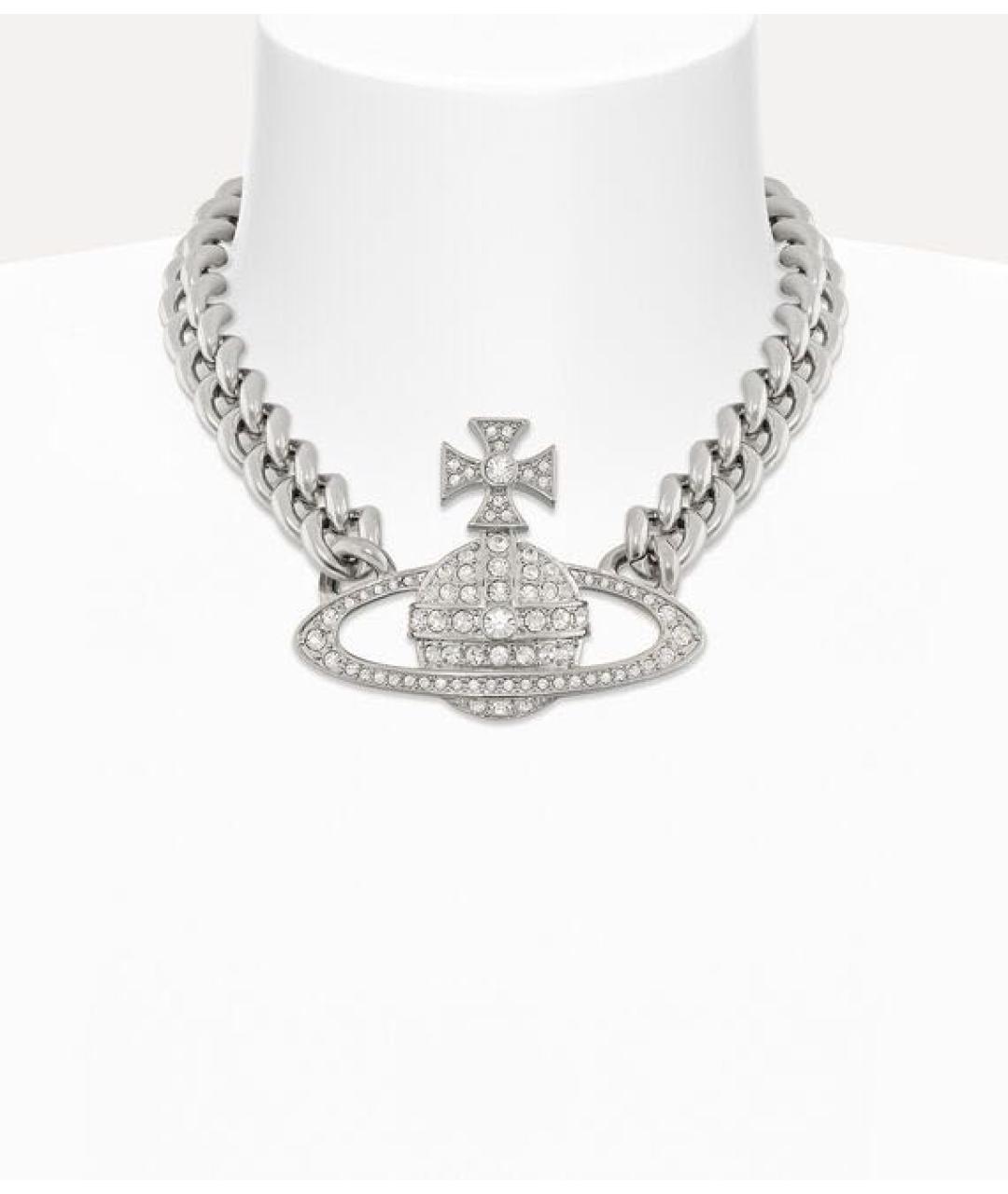 VIVIENNE WESTWOOD Серебрянный чокер, фото 3