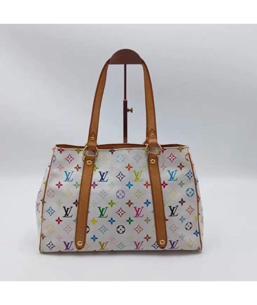 LOUIS VUITTON Белая сумка через плечо, фото 3