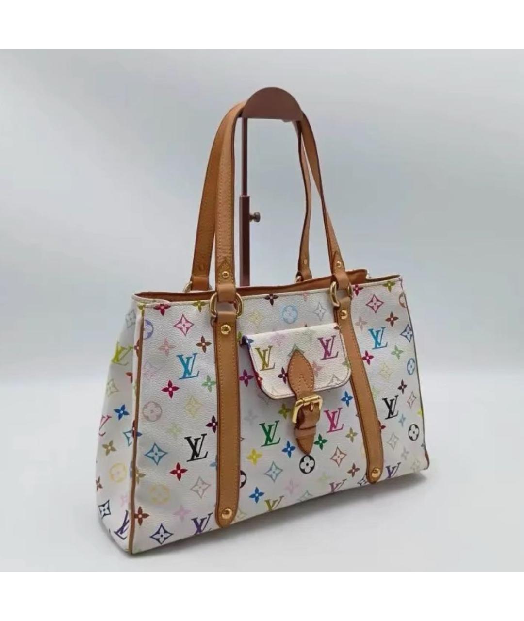 LOUIS VUITTON Белая сумка через плечо, фото 2