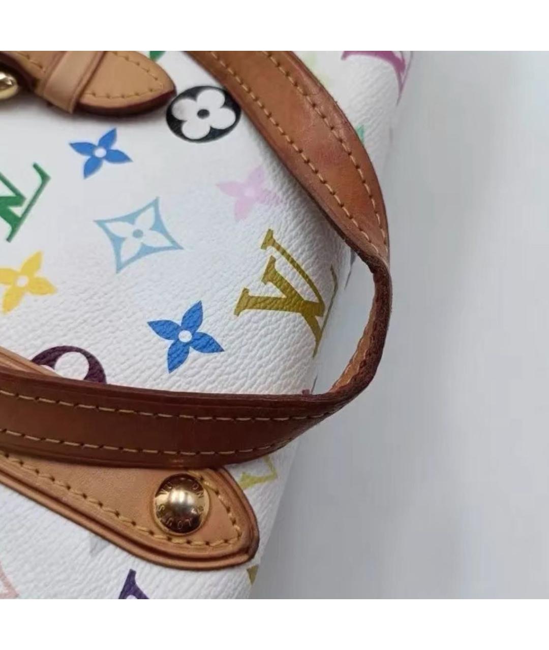 LOUIS VUITTON Белая сумка через плечо, фото 5
