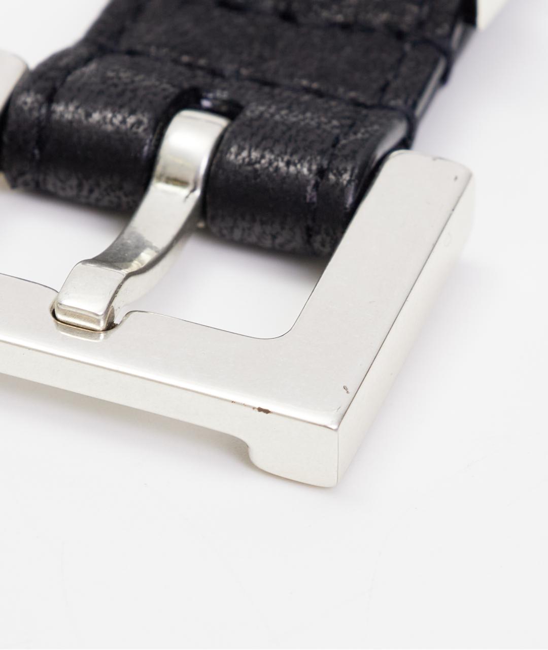 SAINT LAURENT Черный кожаный ремень, фото 4