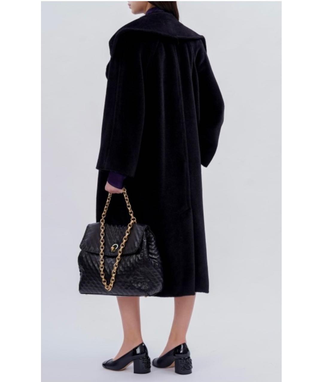 ALBERTA FERRETTI Черное пальто, фото 3