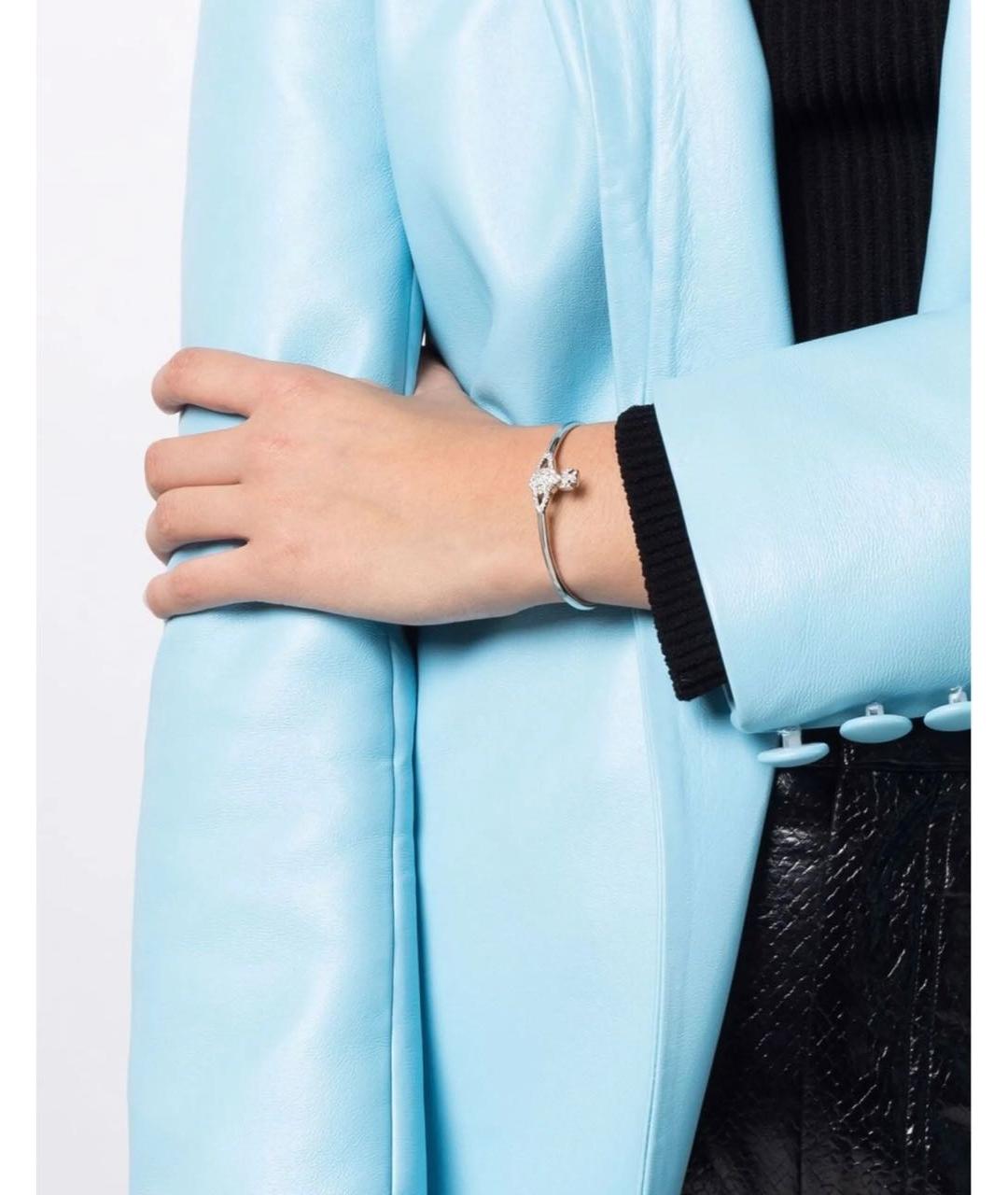 VIVIENNE WESTWOOD Серебрянный латунный браслет, фото 2