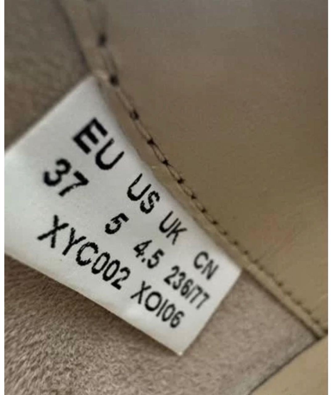 EMPORIO ARMANI Темно-синие кожаные ботинки, фото 5