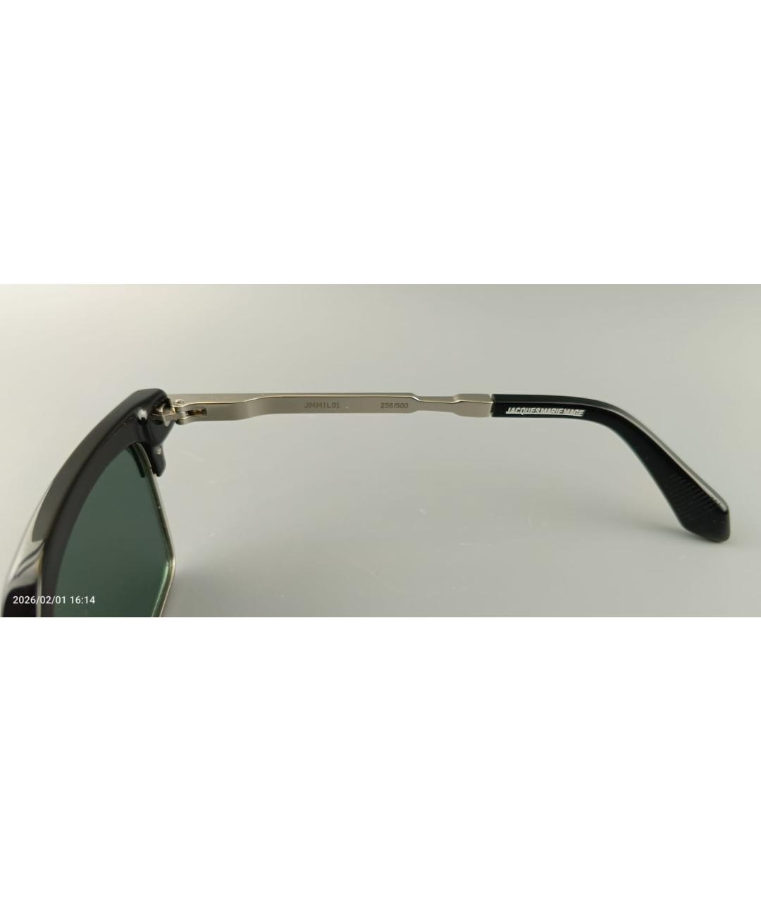 JACQUES MARIE MAGE Серые солнцезащитные очки, фото 8