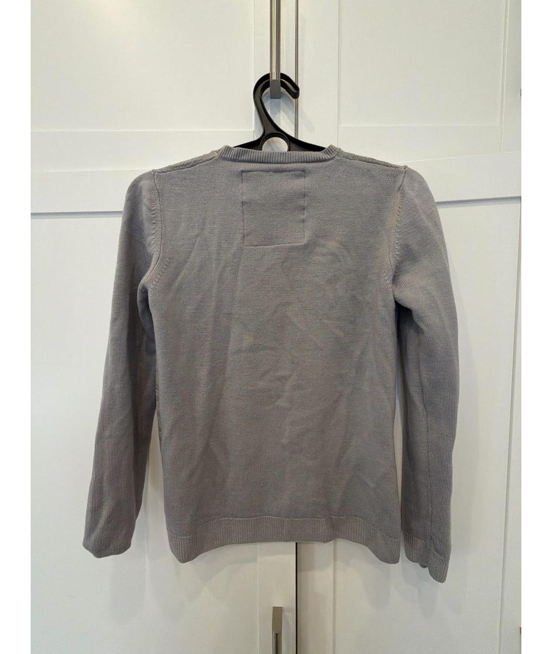 JOHN RICHMOND Антрацитовый хлопковый джемпер / свитер, фото 2