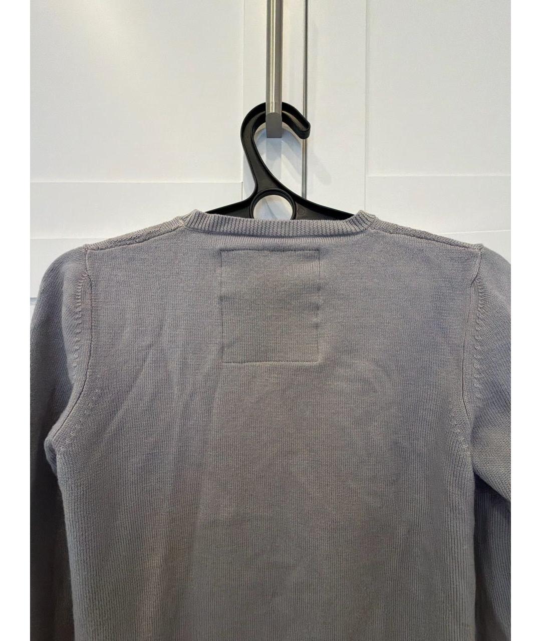 JOHN RICHMOND Антрацитовый хлопковый джемпер / свитер, фото 3