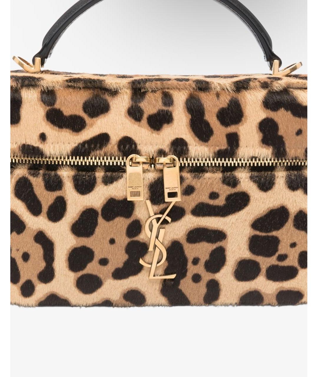 SAINT LAURENT Мульти меховая сумка через плечо, фото 4