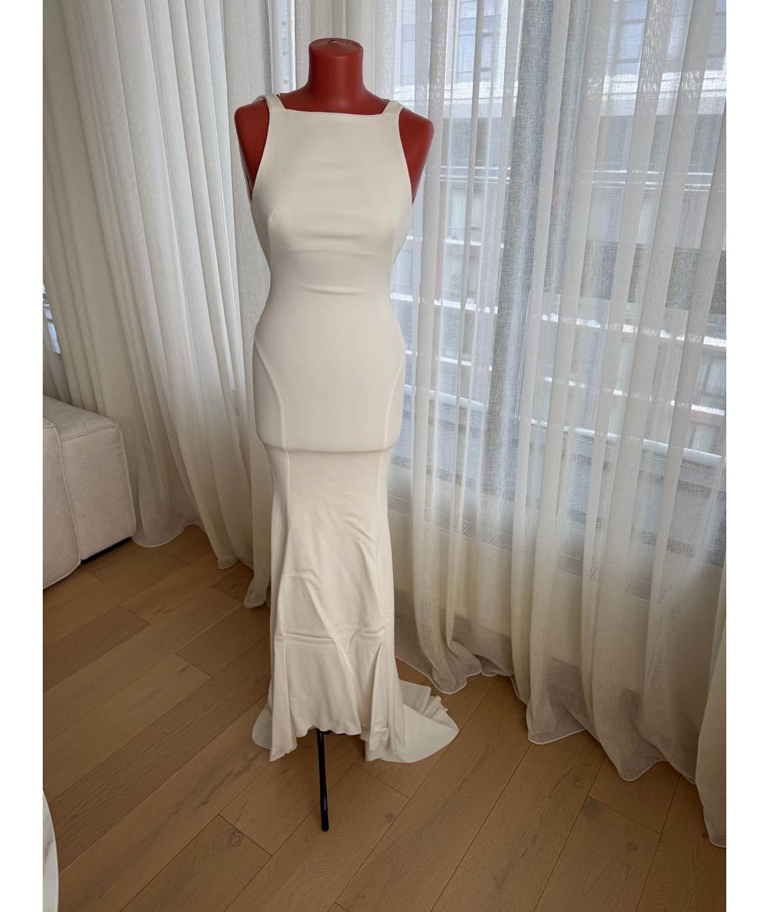 ROBERTO CAVALLI Белое вечернее платье, фото 3