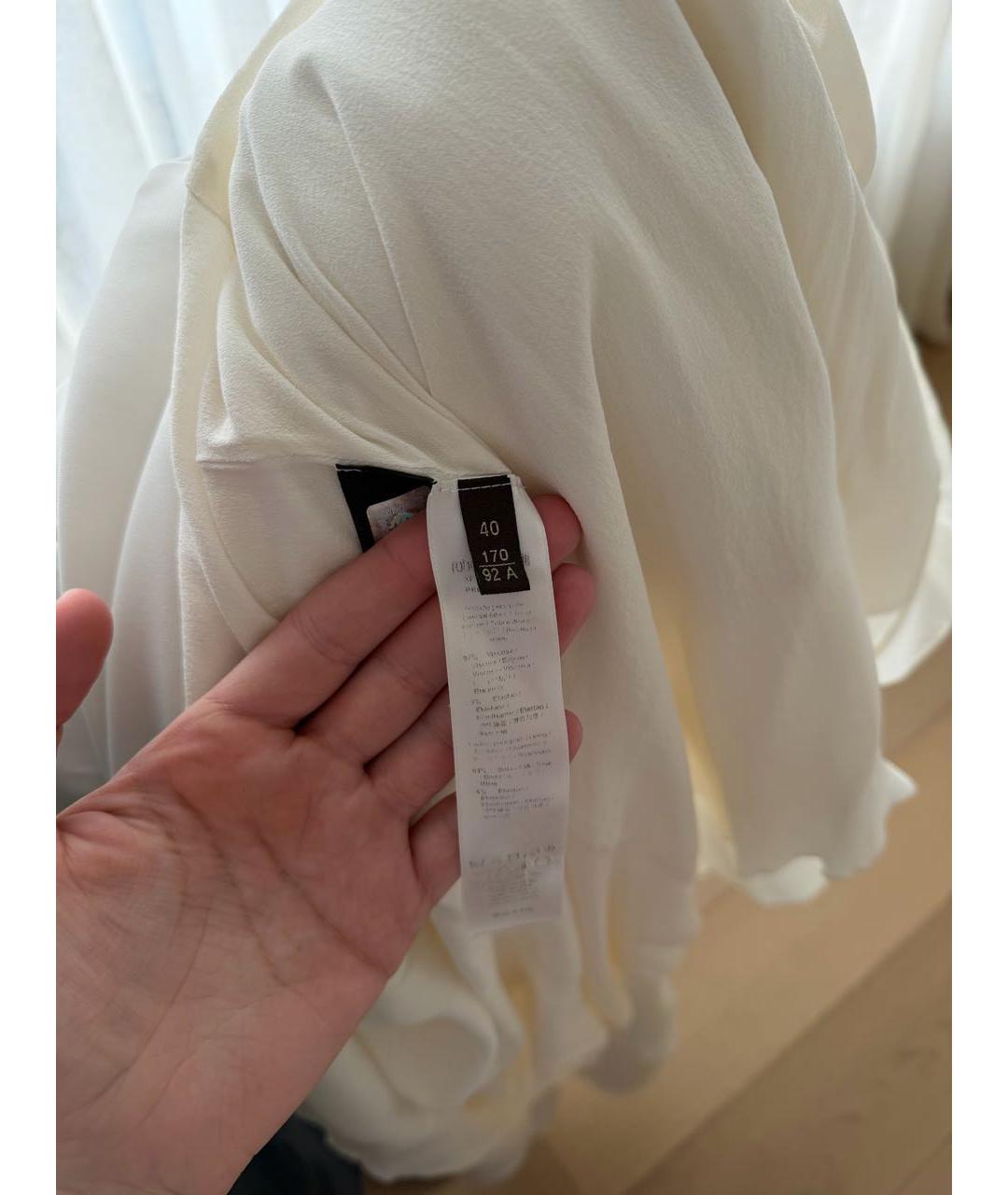 ROBERTO CAVALLI Белое вечернее платье, фото 6