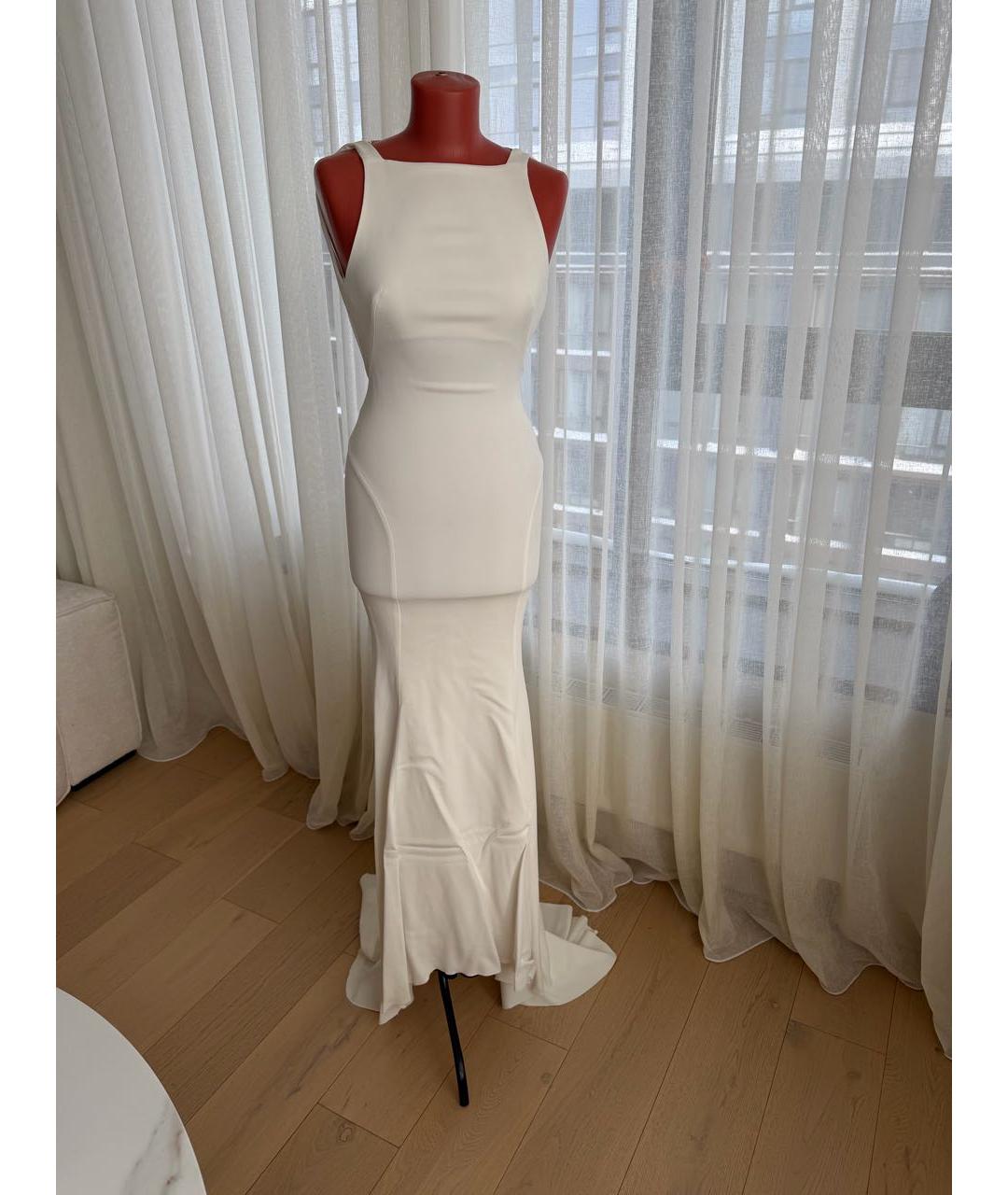 ROBERTO CAVALLI Белое вечернее платье, фото 2