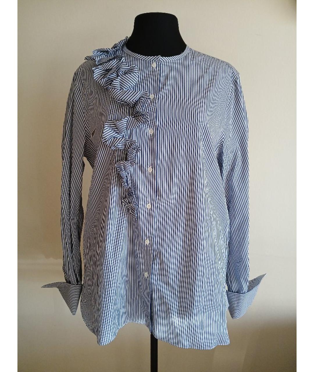 ERMANNO SCERVINO Белая хлопковая блузы, фото 5