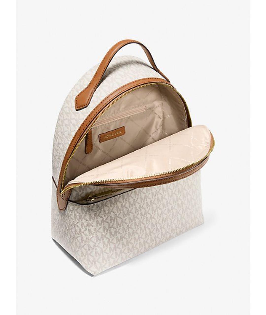 MICHAEL KORS Бежевый рюкзак из искусственной кожи, фото 2