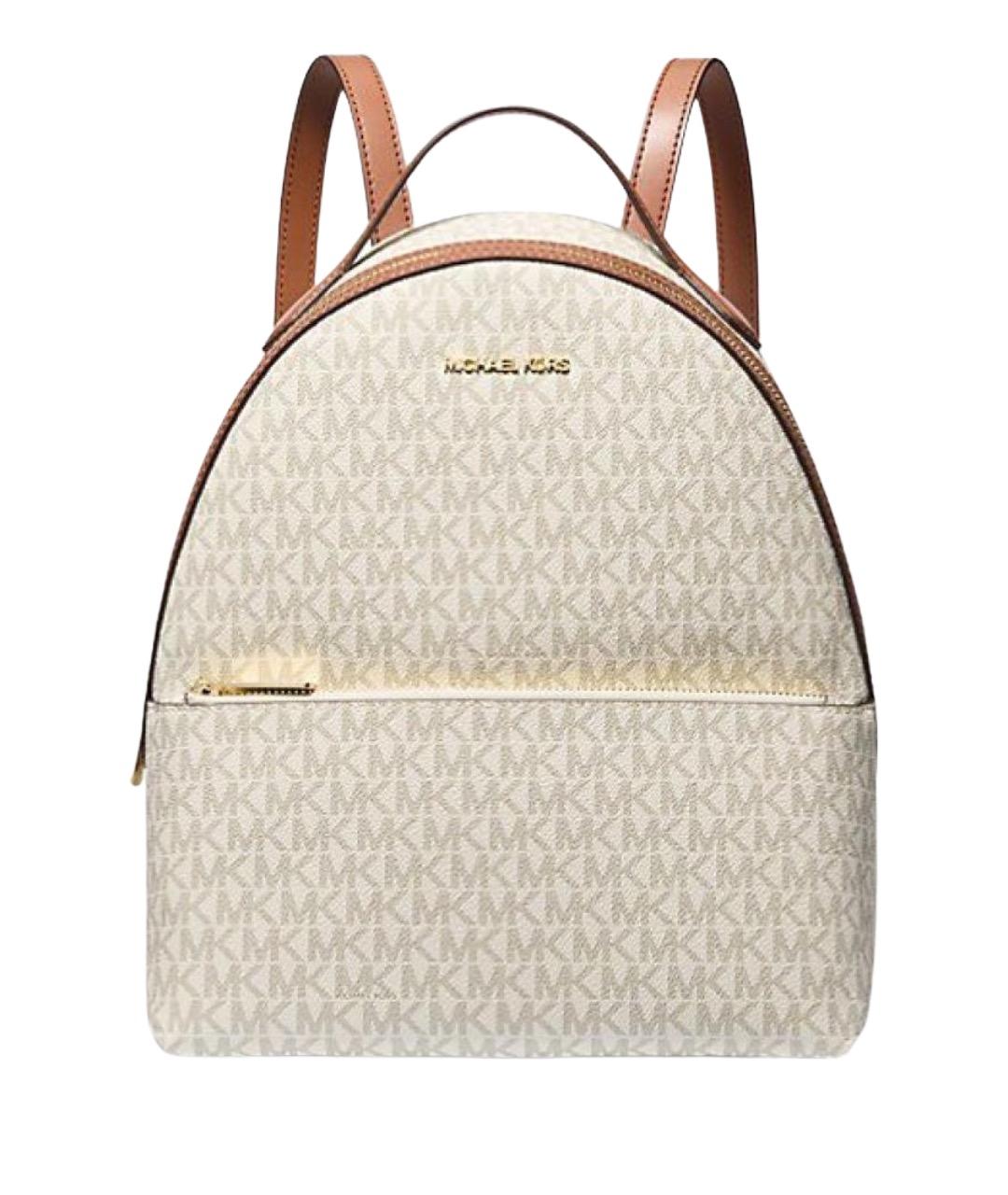 MICHAEL KORS Бежевый рюкзак из искусственной кожи, фото 1