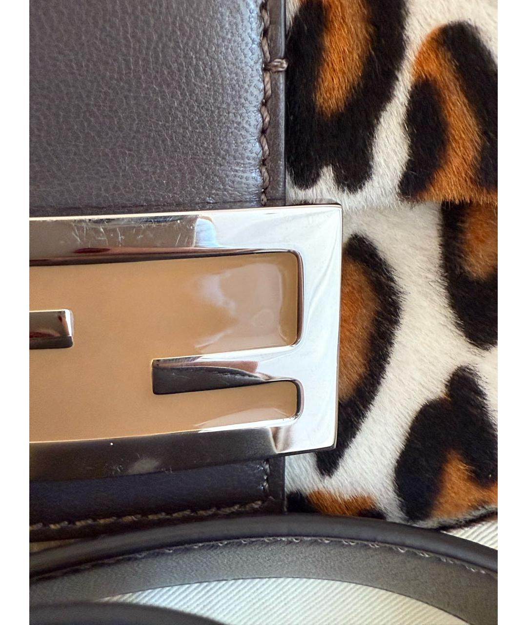 FENDI Мульти меховая сумка через плечо, фото 5