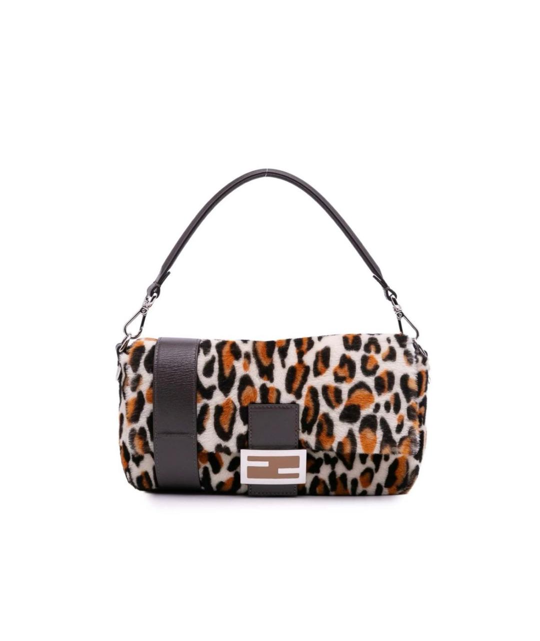 FENDI Мульти меховая сумка через плечо, фото 9