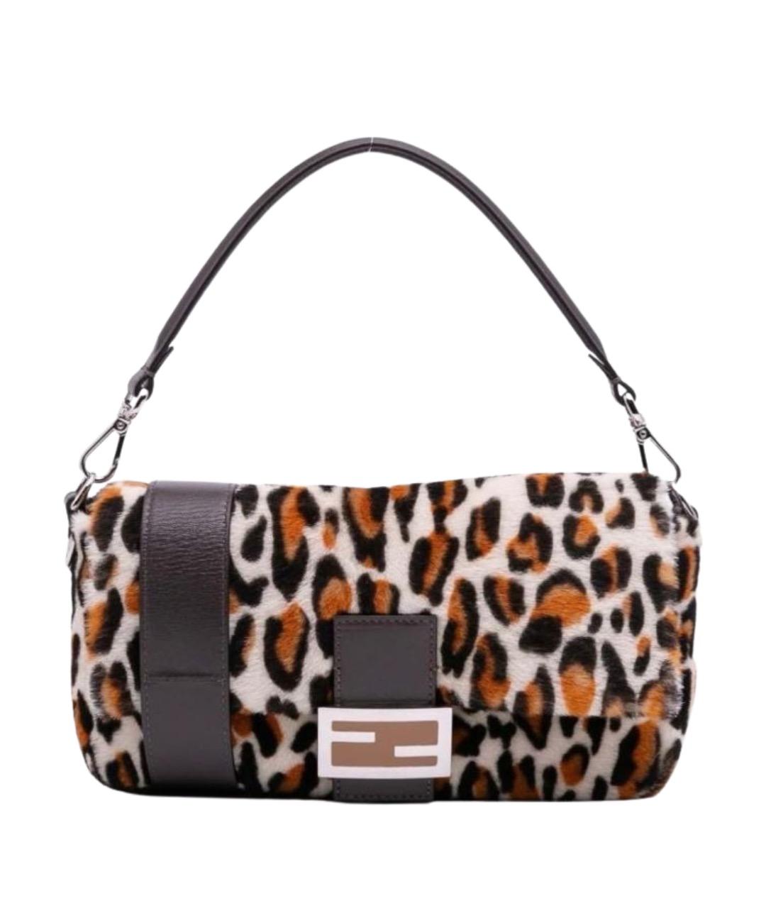 FENDI Мульти меховая сумка через плечо, фото 1