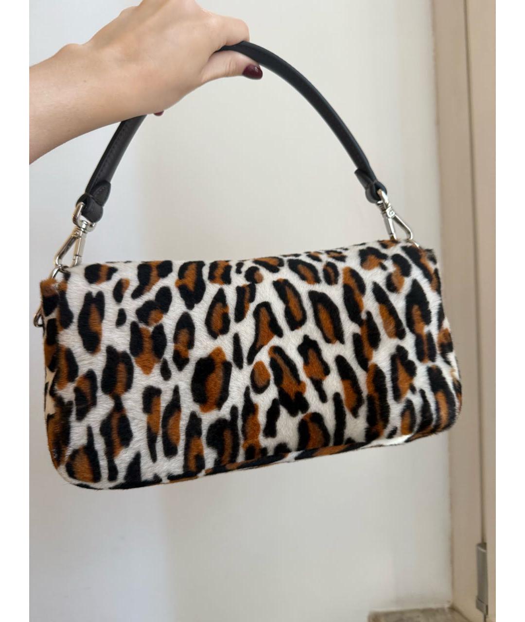 FENDI Мульти меховая сумка через плечо, фото 4