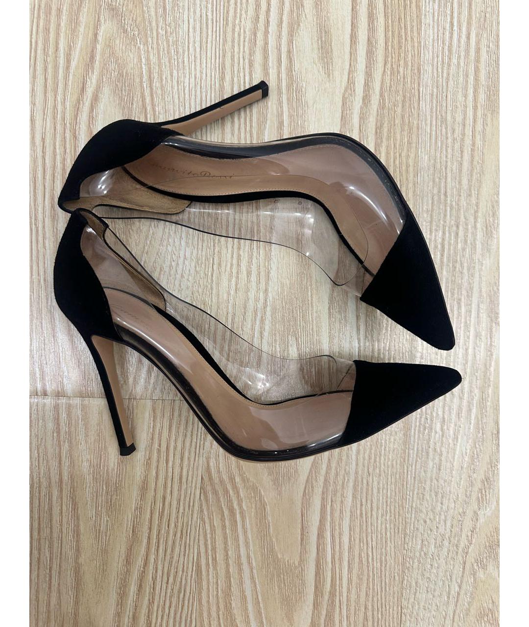 SERGIO ROSSI Черные замшевые туфли, фото 9