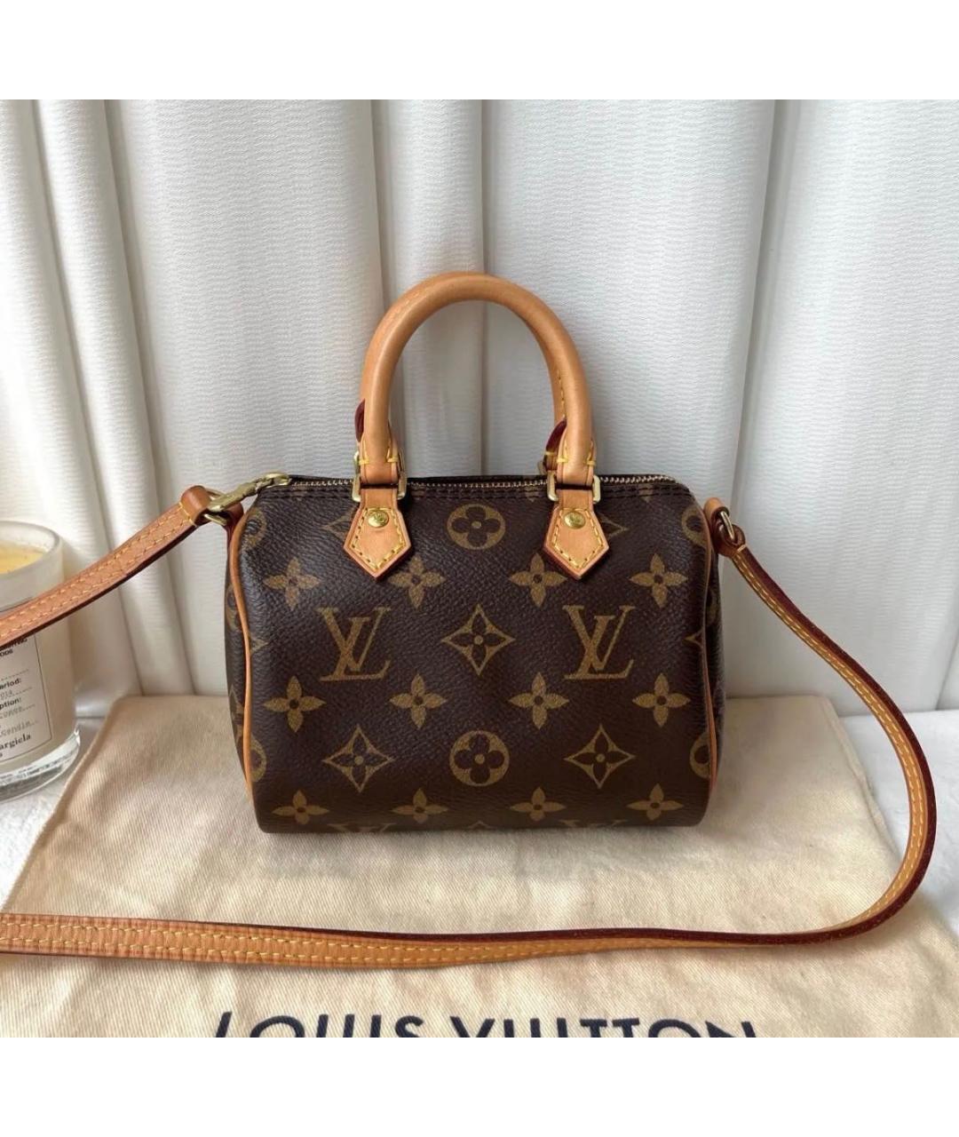 LOUIS VUITTON Коричневая сумка через плечо, фото 2