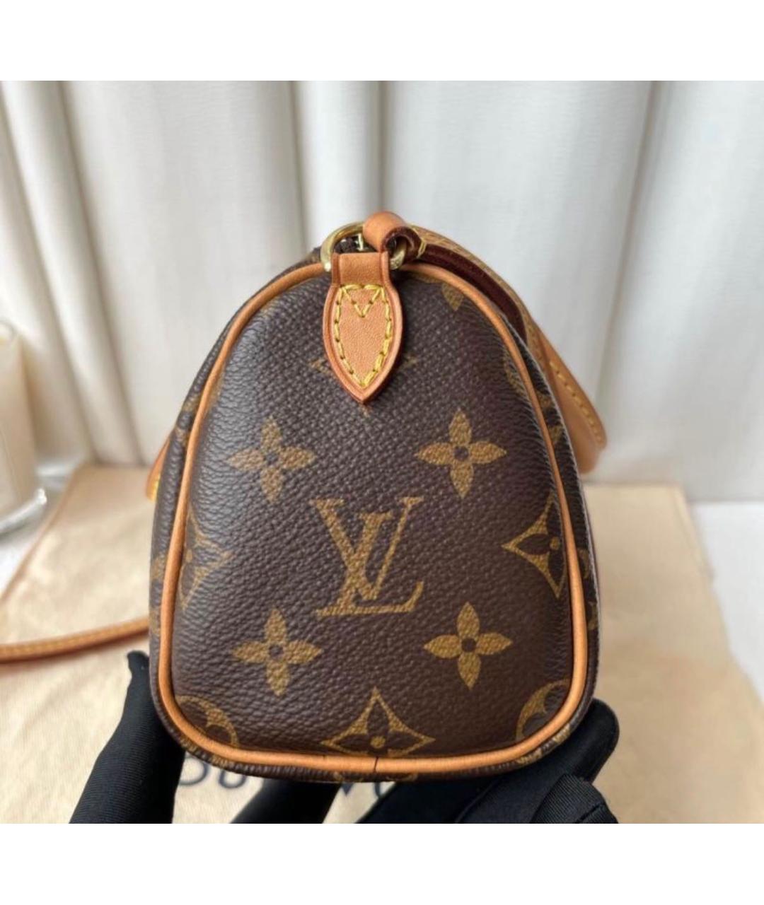LOUIS VUITTON Коричневая сумка через плечо, фото 3