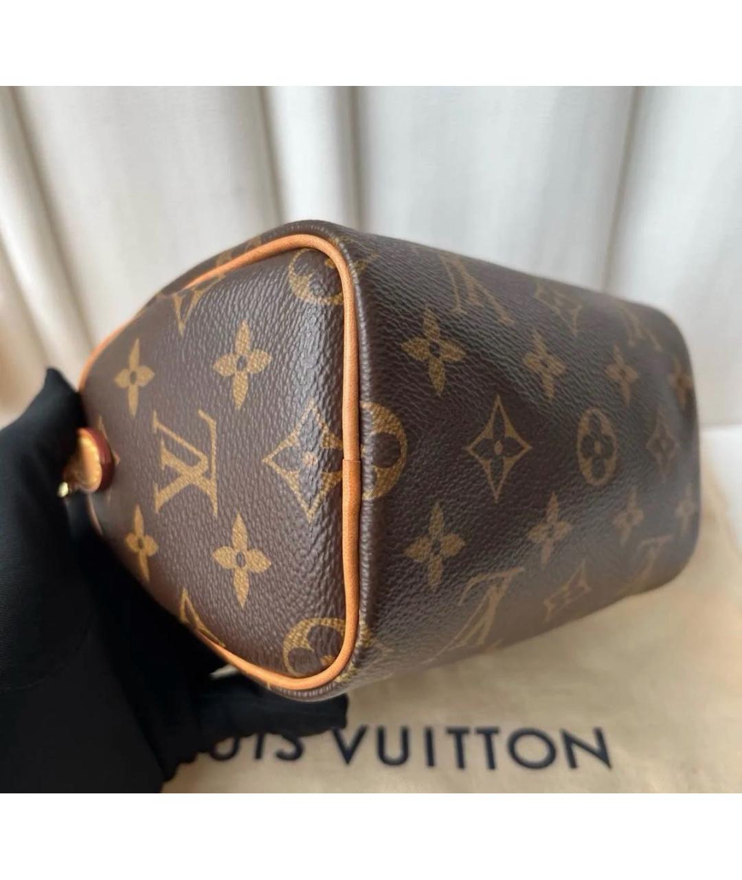 LOUIS VUITTON Коричневая сумка через плечо, фото 4