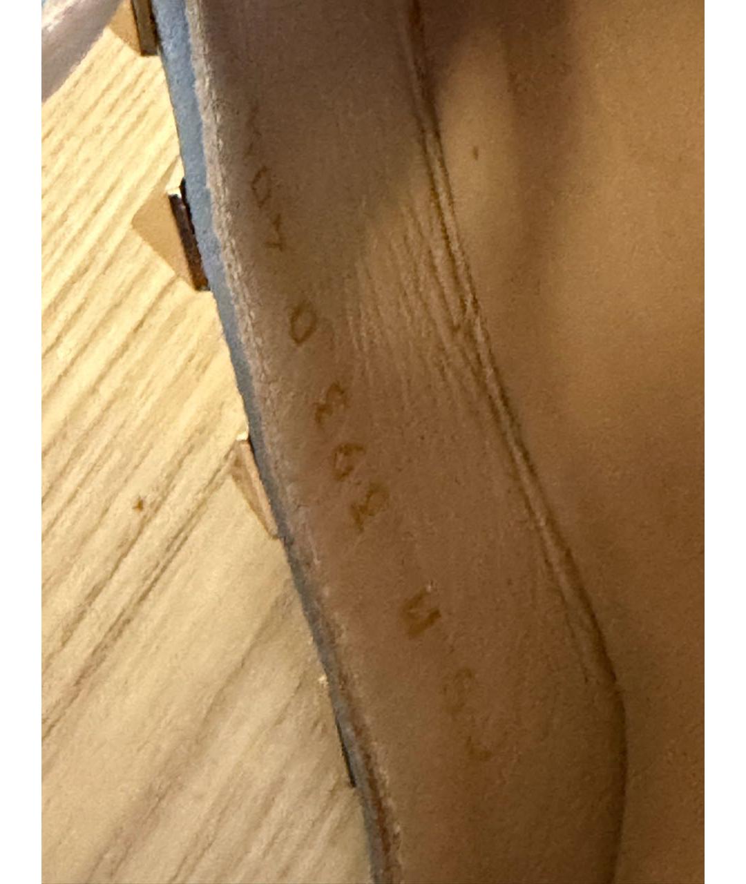 VALENTINO Голубые кожаные туфли, фото 8