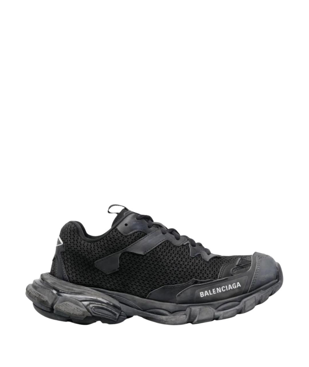 BALENCIAGA Черные текстильные кроссовки, фото 1