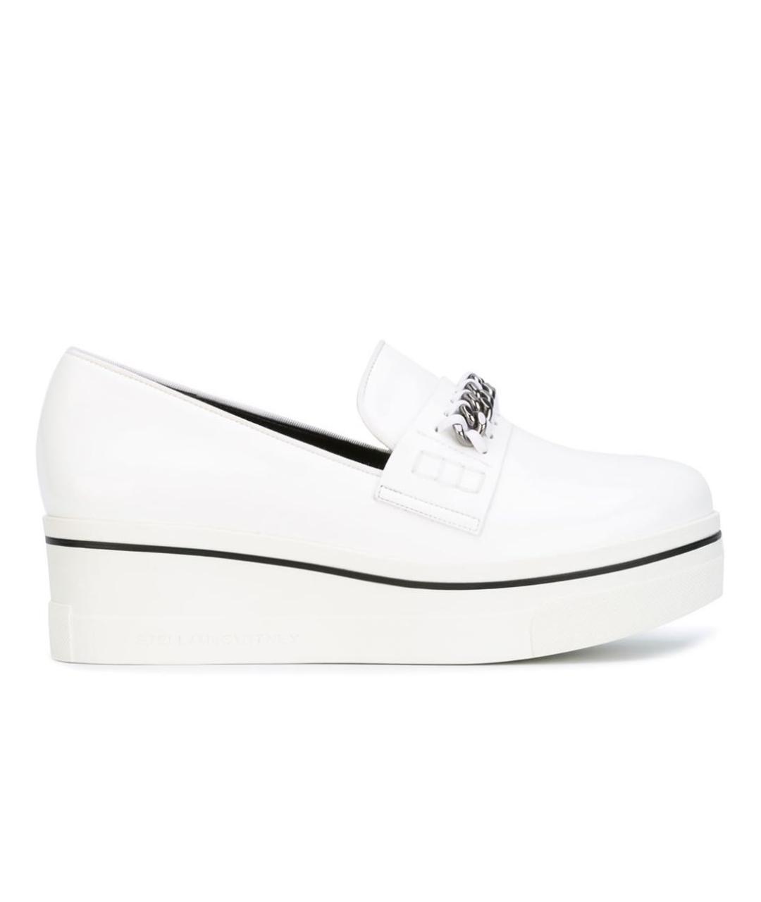 STELLA MCCARTNEY Белые лоферы из искусственной кожи, фото 9