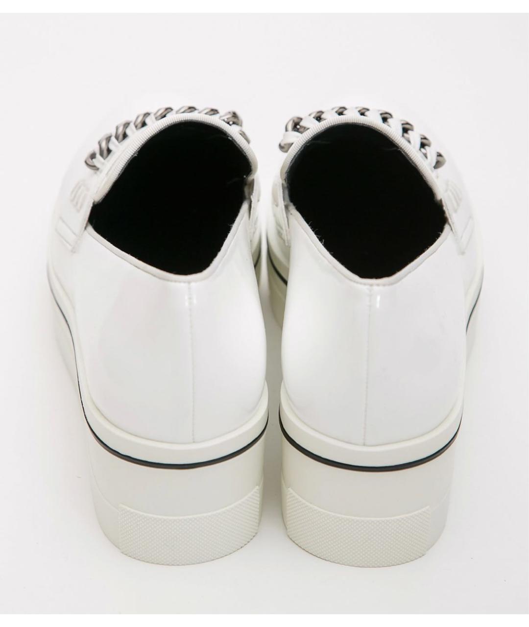 STELLA MCCARTNEY Белые лоферы из искусственной кожи, фото 4