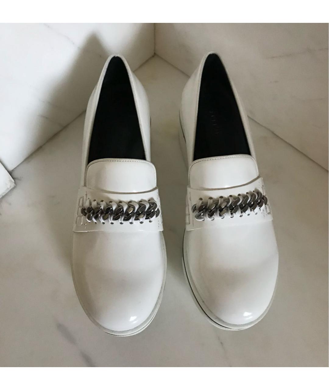 STELLA MCCARTNEY Белые лоферы из искусственной кожи, фото 8