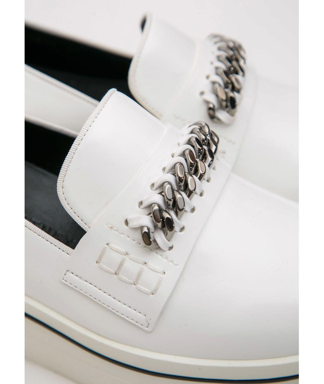 STELLA MCCARTNEY Белые лоферы из искусственной кожи, фото 5