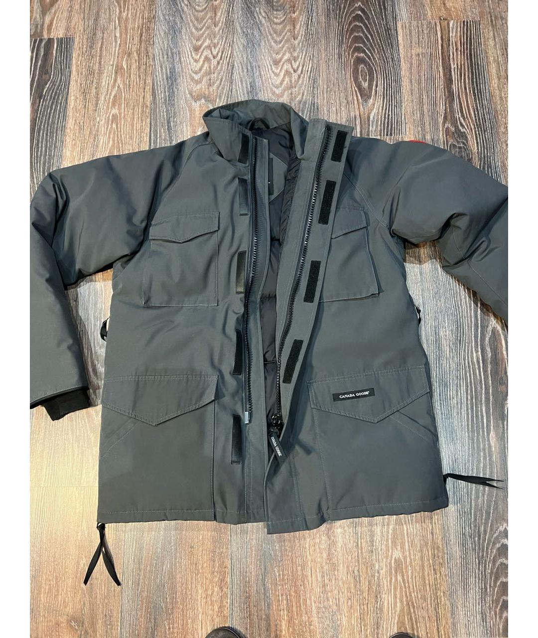 CANADA GOOSE Антрацитовая парка, фото 3