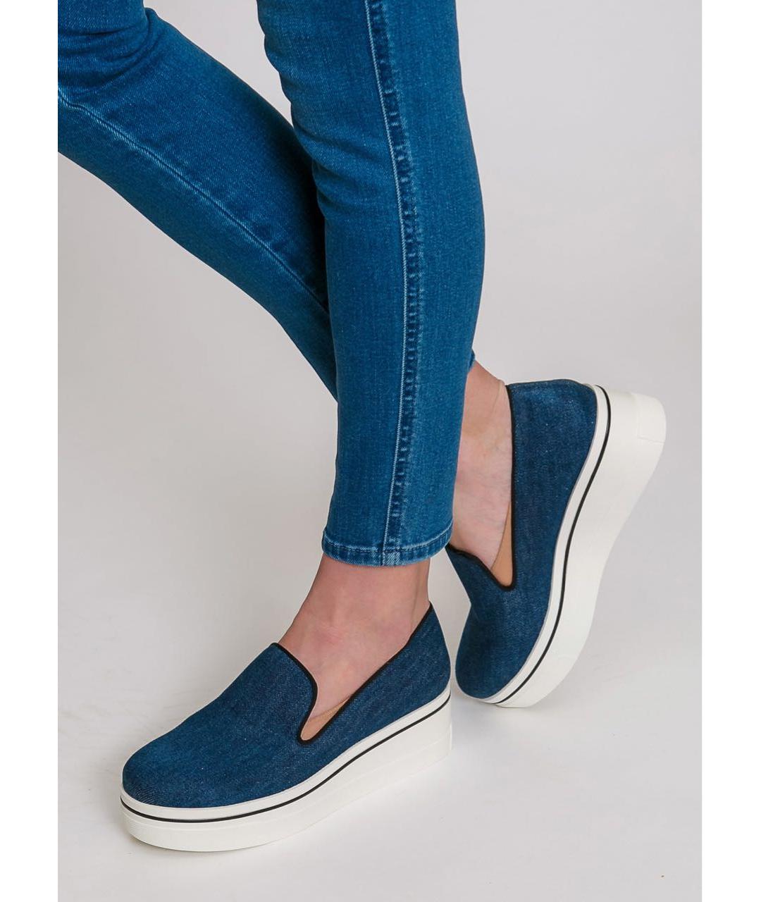 STELLA MCCARTNEY Темно-синие текстильные ботинки, фото 4