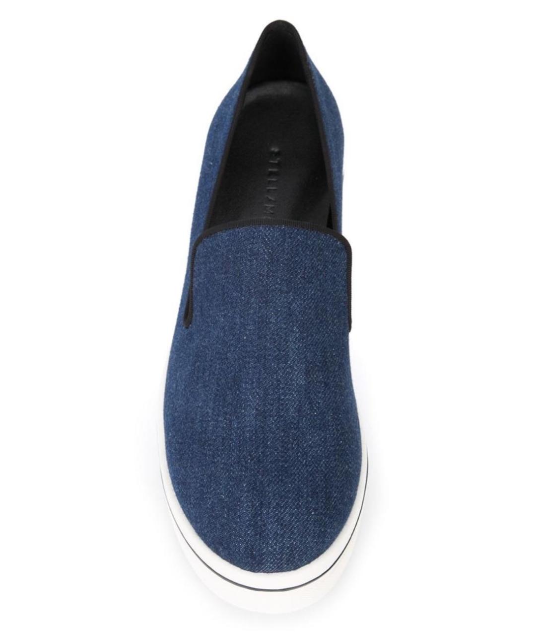 STELLA MCCARTNEY Темно-синие текстильные ботинки, фото 2