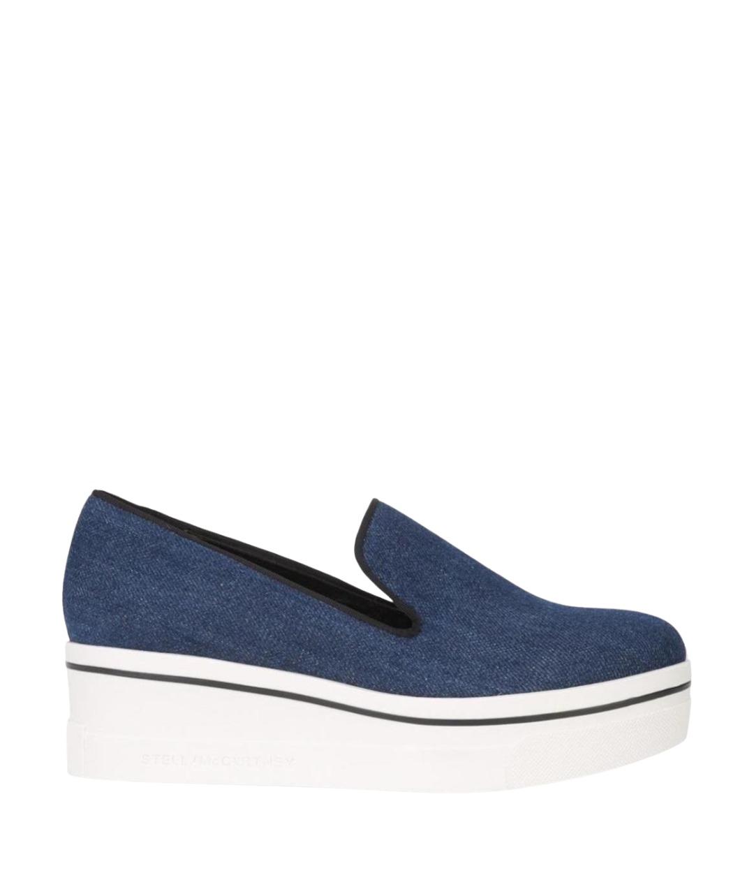 STELLA MCCARTNEY Темно-синие текстильные ботинки, фото 1