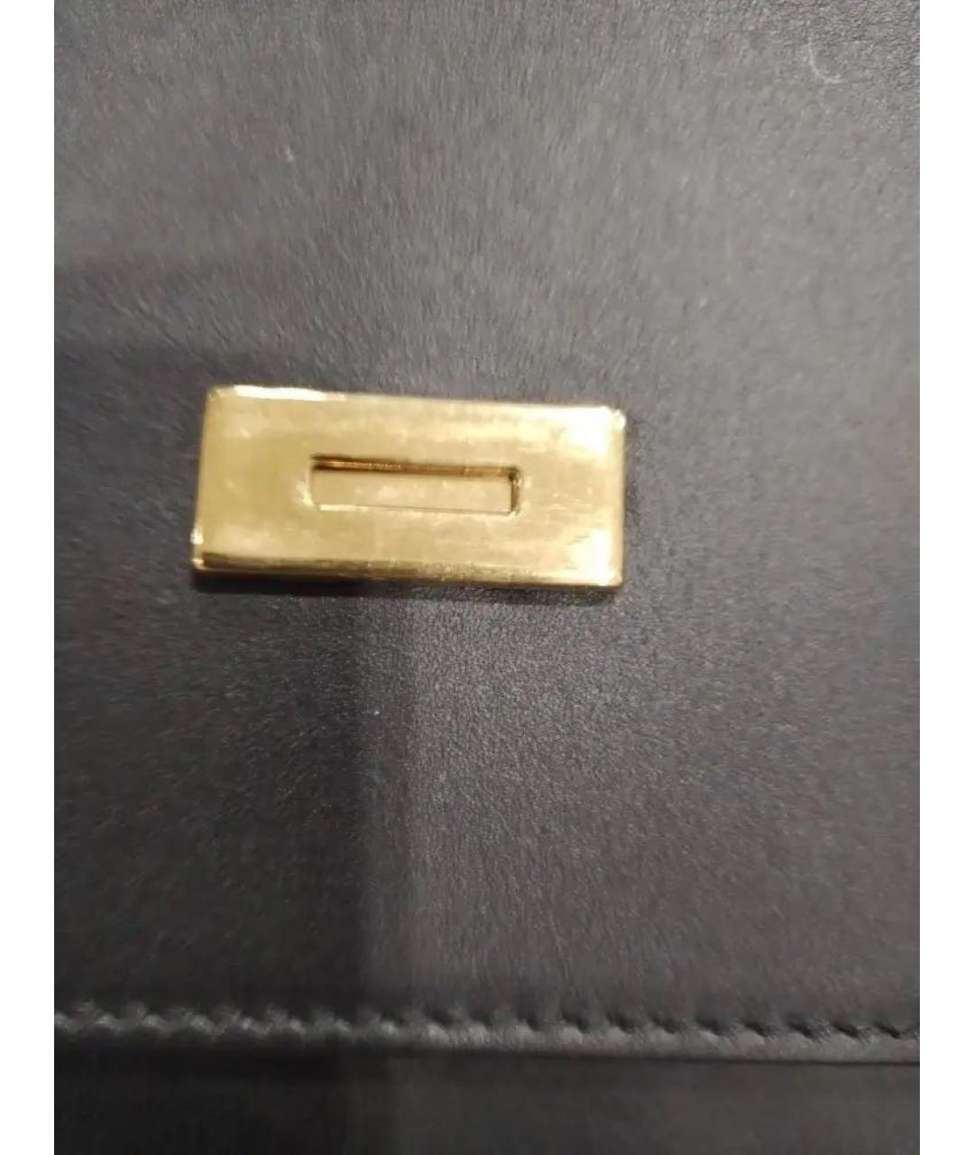 DOLCE&GABBANA Черная кожаная сумка через плечо, фото 3