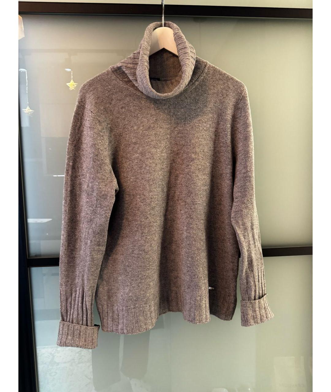 KITON Серый кашемировый джемпер / свитер, фото 5