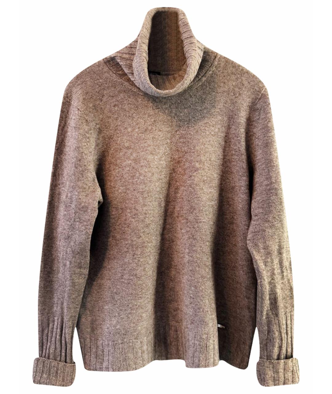 KITON Серый кашемировый джемпер / свитер, фото 1