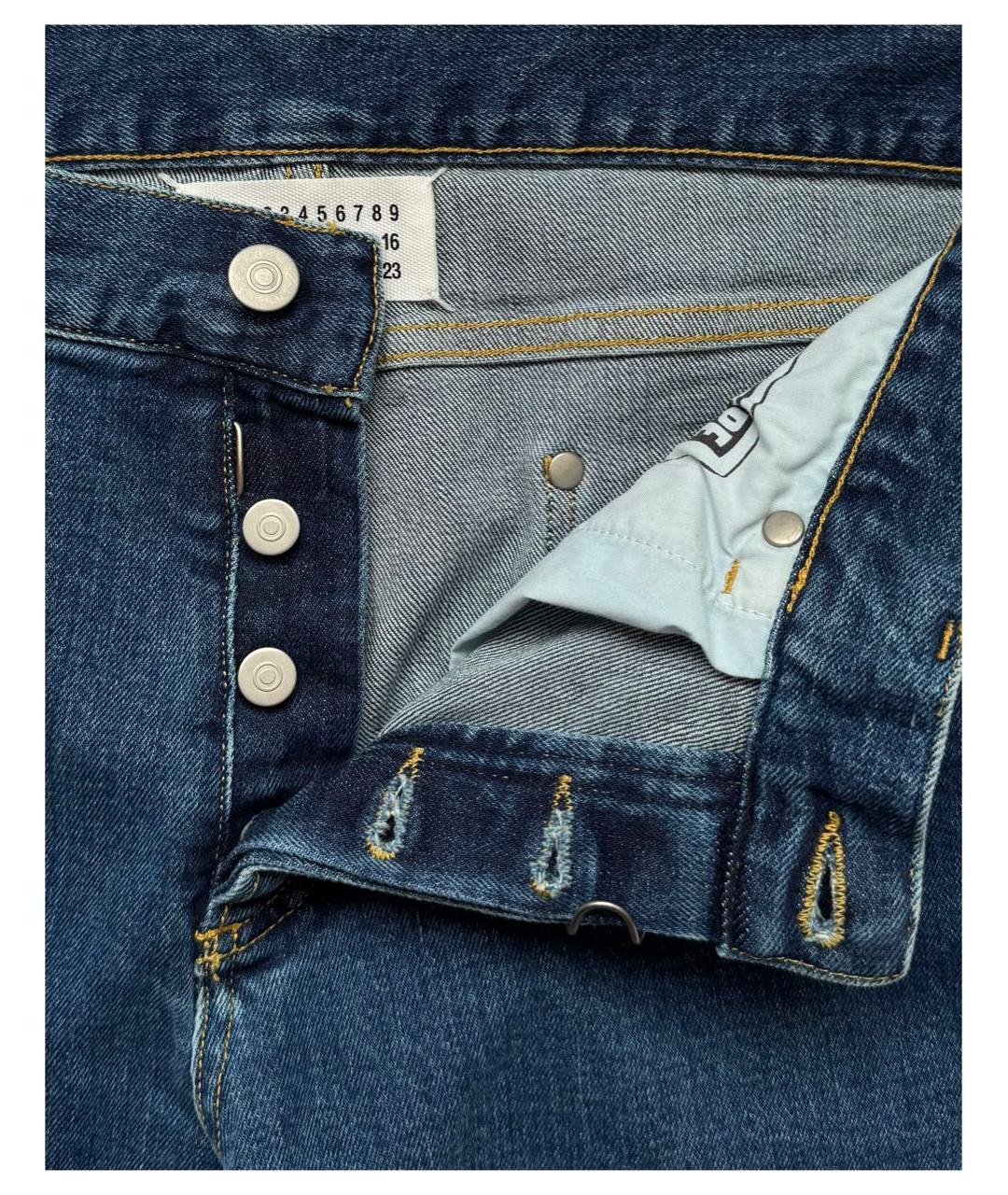 MAISON MARGIELA Хлопковые прямые джинсы, фото 6