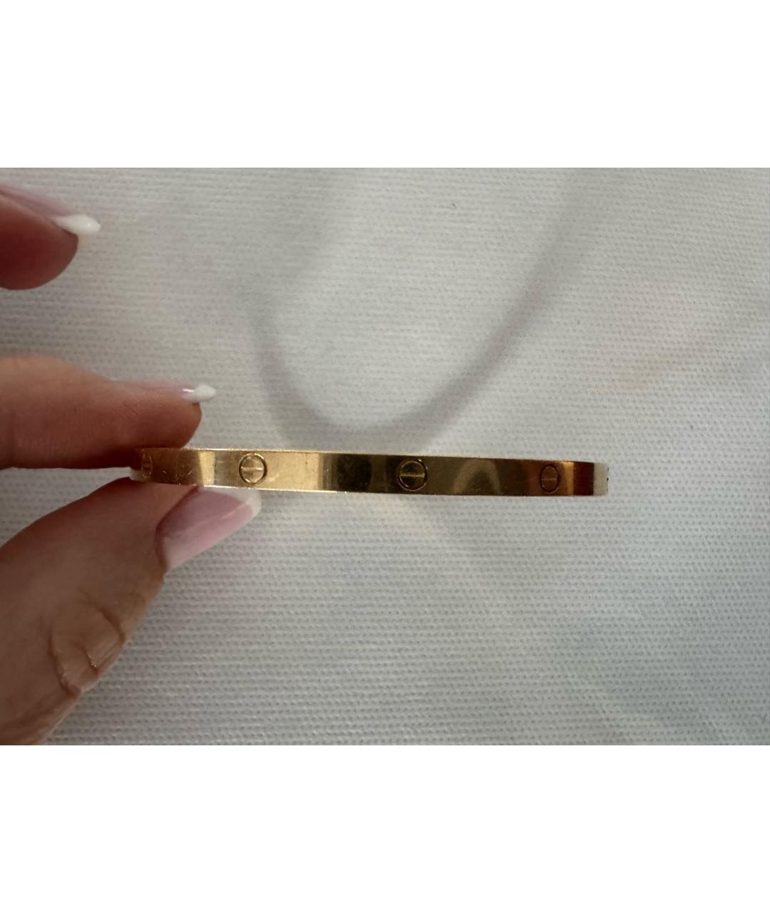 CARTIER Золотой браслет из желтого золота, фото 4