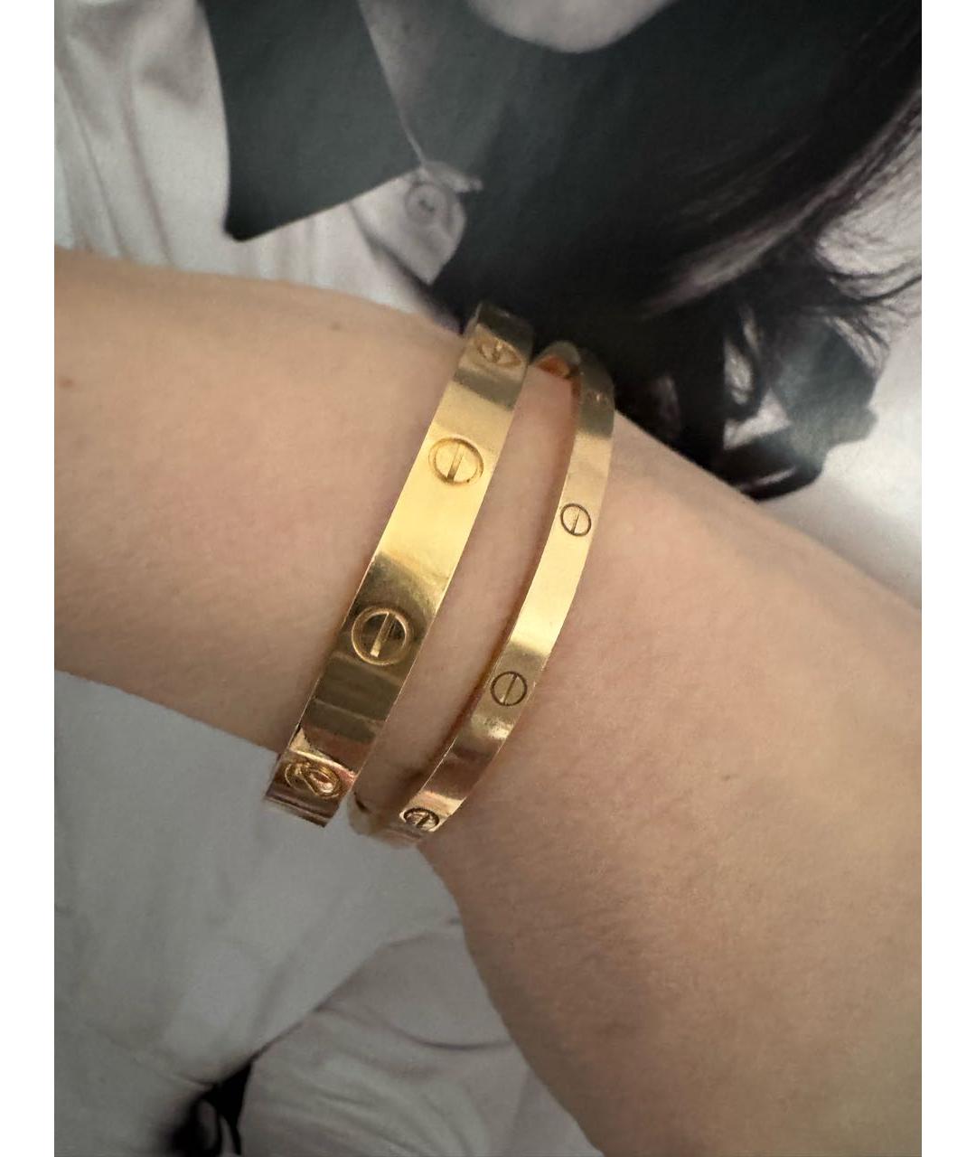 CARTIER Золотой браслет из желтого золота, фото 5