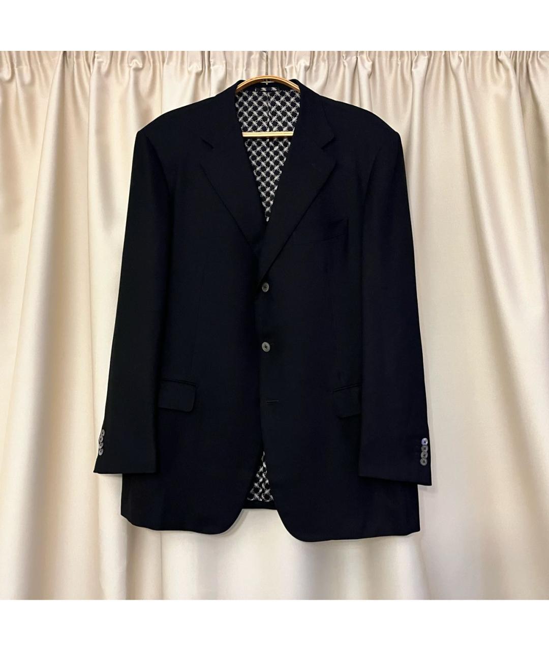 ZILLI Черный кашемировый пиджак, фото 2