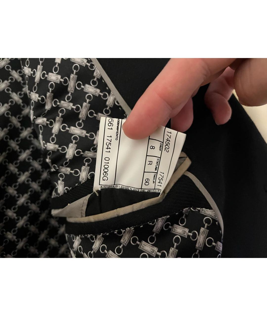 ZILLI Черный кашемировый пиджак, фото 7