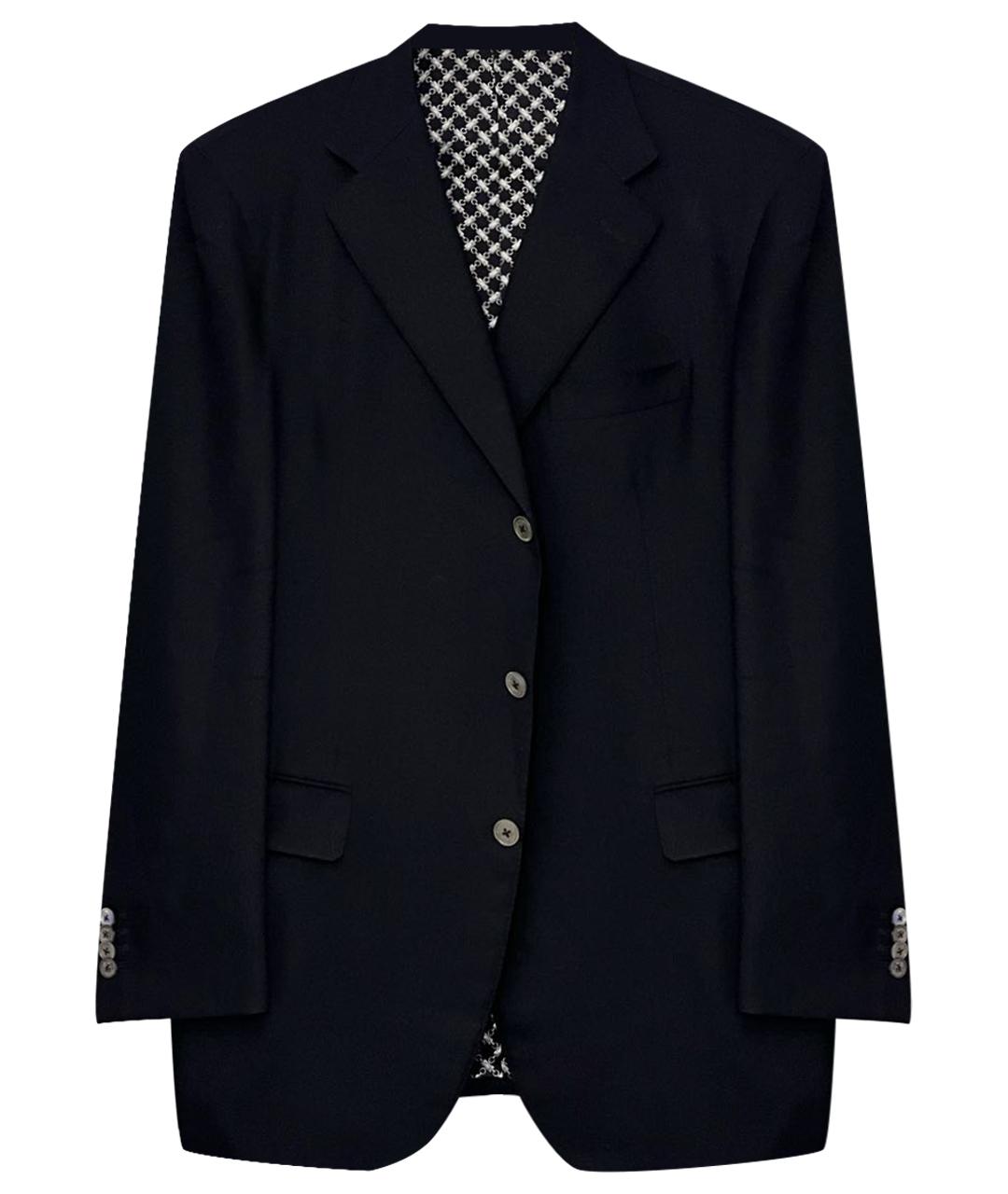 ZILLI Черный кашемировый пиджак, фото 1